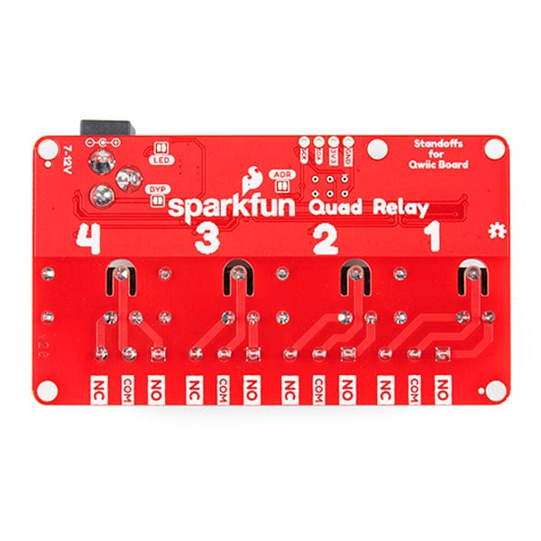 SparkFun Qwiic Quad Relay by Sparkfun - The Pi Hut