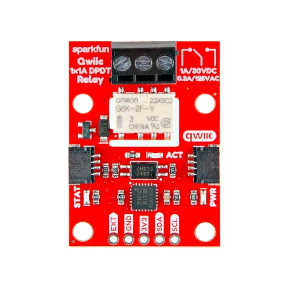 SparkFun Qwiic Relay - 1x1A DPDT by Sparkfun - The Pi Hut