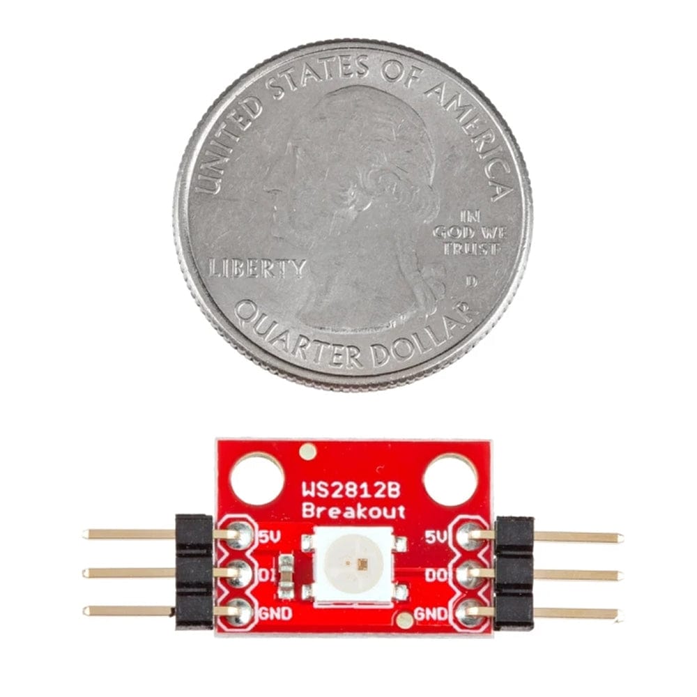 SparkFun RGB LED Breakout - WS2812B (with Headers) by Sparkfun - The Pi Hut