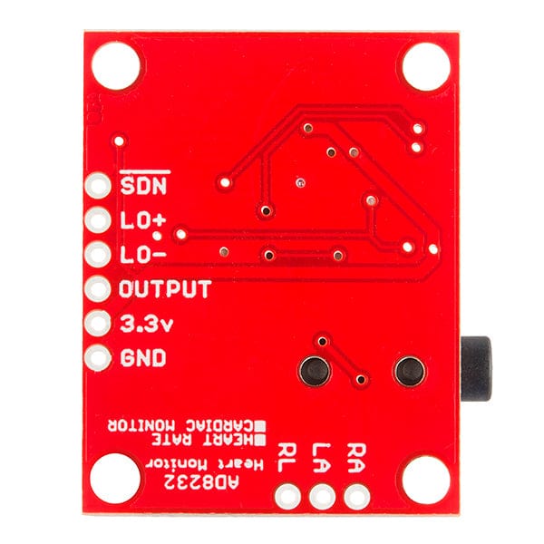 SparkFun Single Lead Heart Rate Monitor - AD8232 by Sparkfun - The Pi Hut