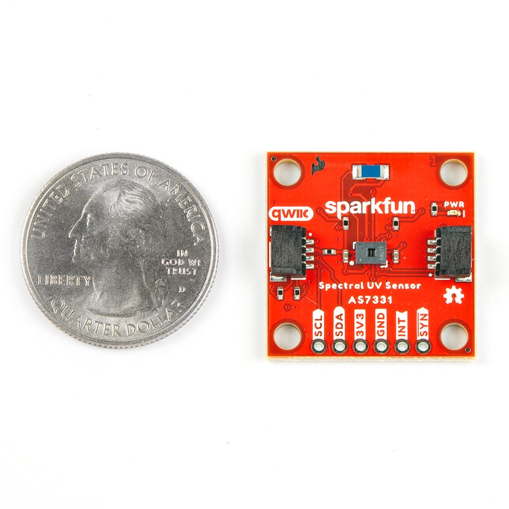 SparkFun Spectral UV Sensor - AS7331 (Qwiic) by Sparkfun - The Pi Hut