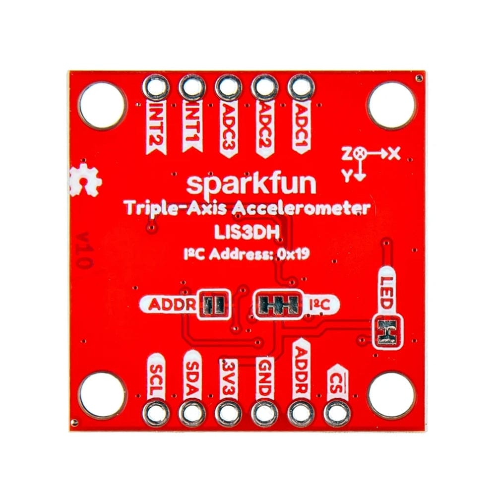 SparkFun Triple Axis Accelerometer Breakout - LIS3DH (Qwiic) by Sparkfun - The Pi Hut