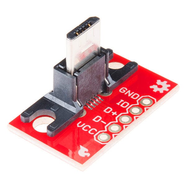 SparkFun USB MicroB Plug Breakout by Sparkfun - The Pi Hut