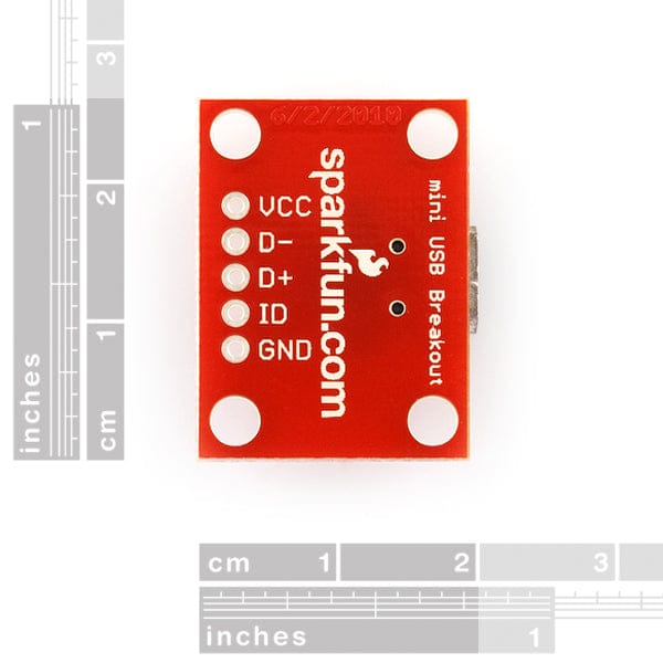 SparkFun USB Mini-B Breakout by Sparkfun - The Pi Hut