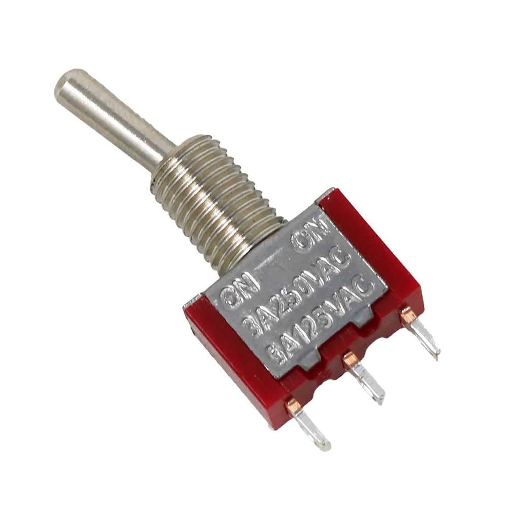SPDT ON-(ON) Non-Latching Spring-Return Miniature Toggle Switch by The Pi Hut - The Pi Hut