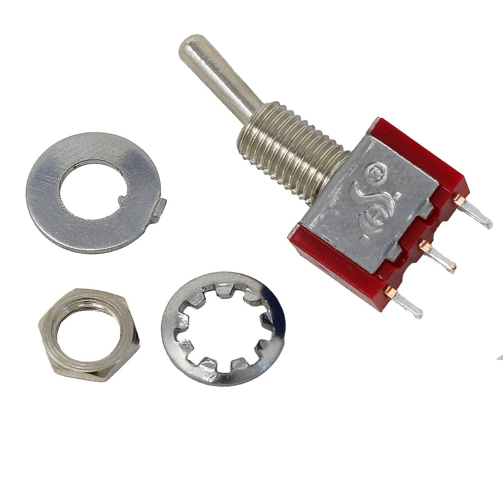 SPDT ON-(ON) Non-Latching Spring-Return Miniature Toggle Switch by The Pi Hut - The Pi Hut