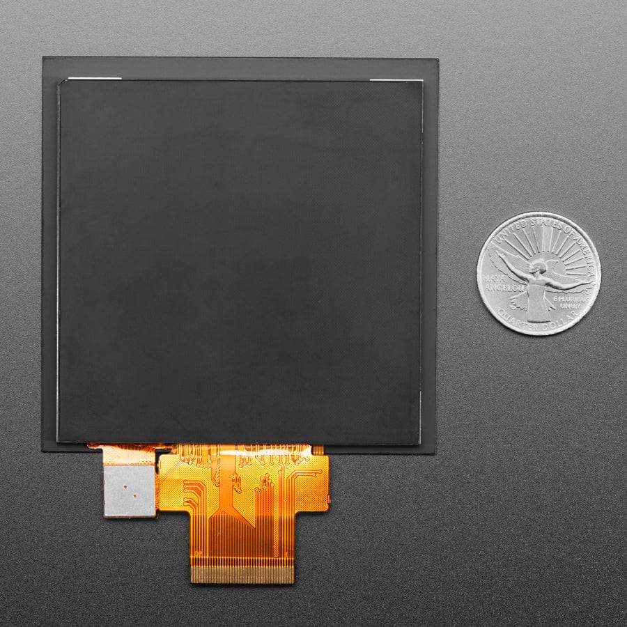 Square RGB 666 TTL TFT Display - 3.4" 480x480 with Touchscreen - TL034WVS05CT-B1477A by Adafruit - The Pi Hut