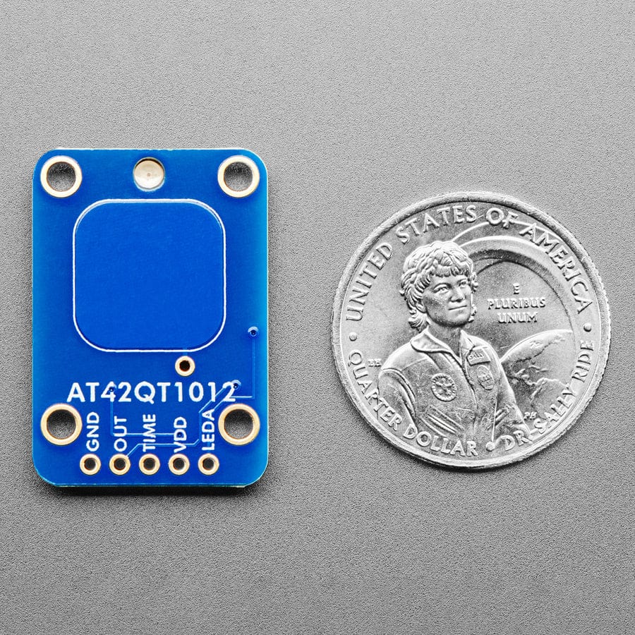 Standalone Toggle Capacitive Touch Sensor Breakout (AT42QT1012) by Adafruit - The Pi Hut