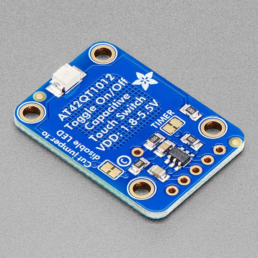 Standalone Toggle Capacitive Touch Sensor Breakout (AT42QT1012) by Adafruit - The Pi Hut