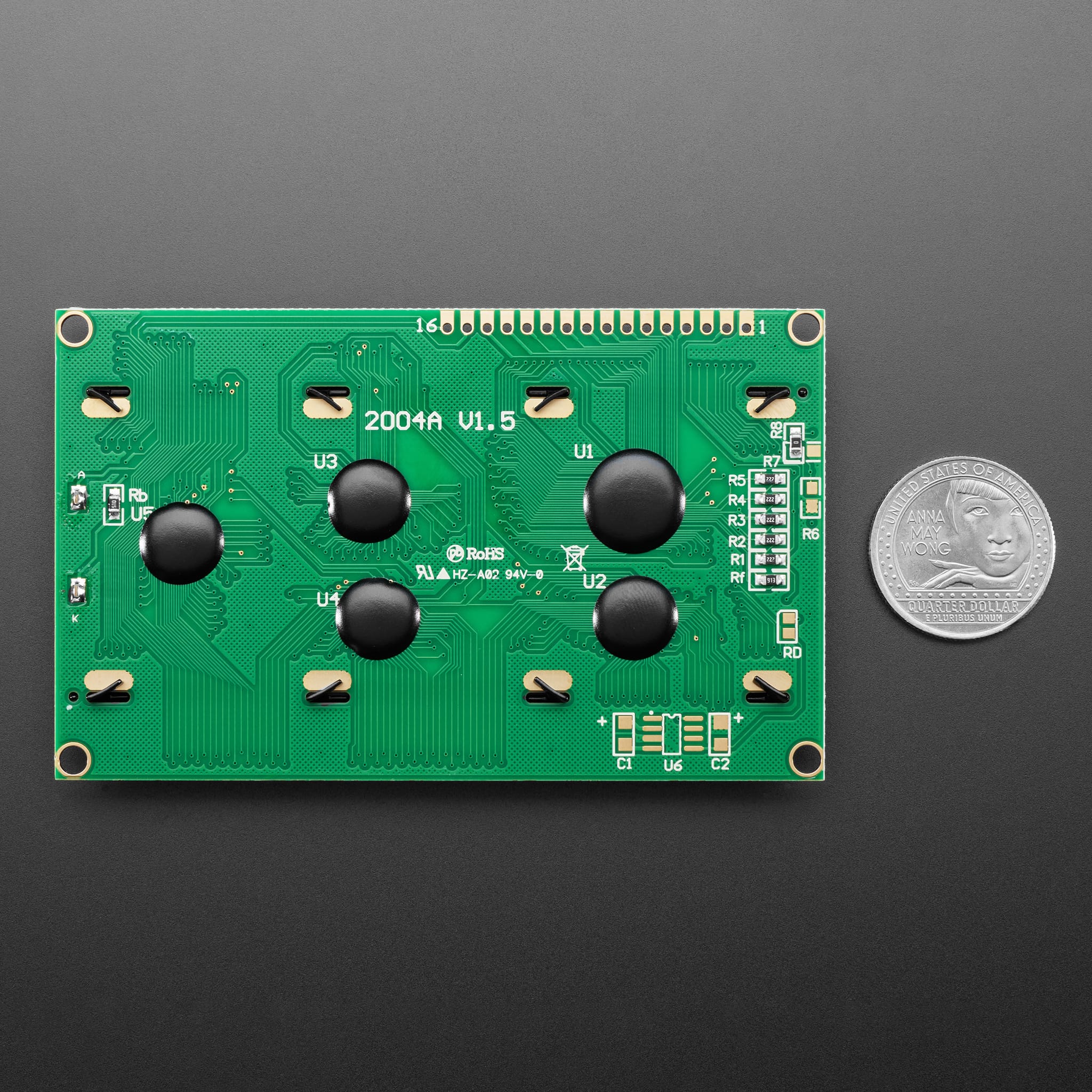 Standard LCD 20x4 + extras (white on blue) by Adafruit - The Pi Hut