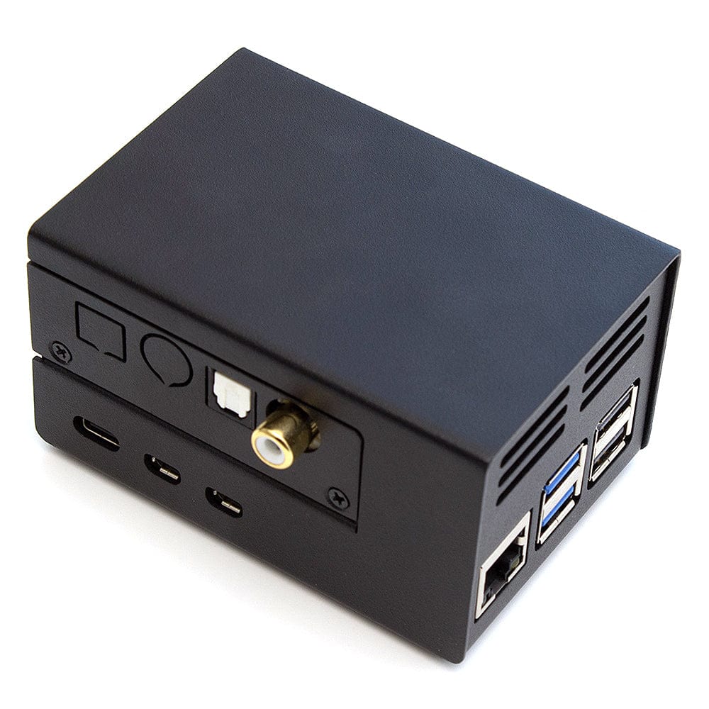HiFiBerry Universal Steel Case for Raspberry Pi 5 by HiFiBerry - The Pi Hut