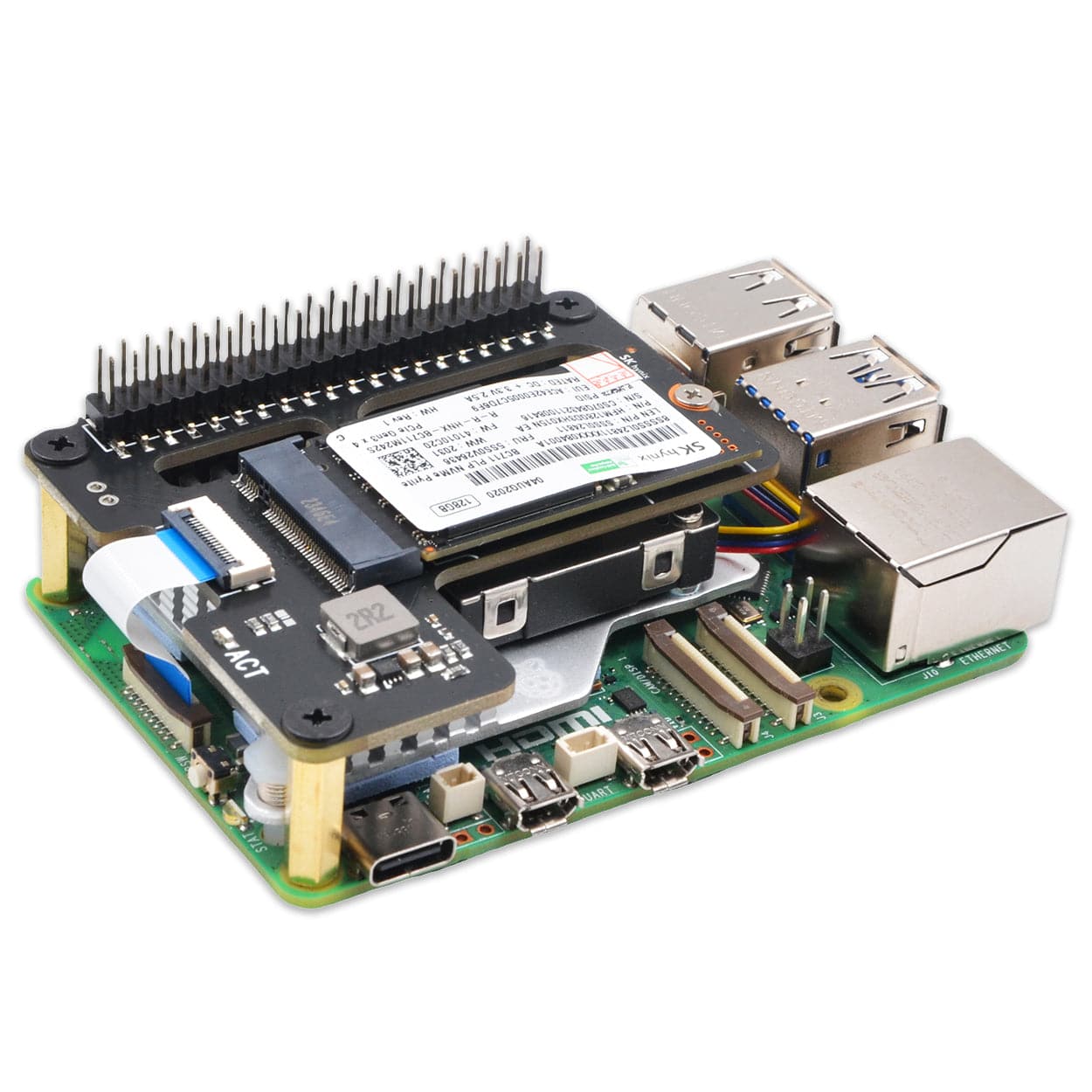 SupTronics X1000 NVMe Add-on for Raspberry Pi 5 by SupTronics - The Pi Hut