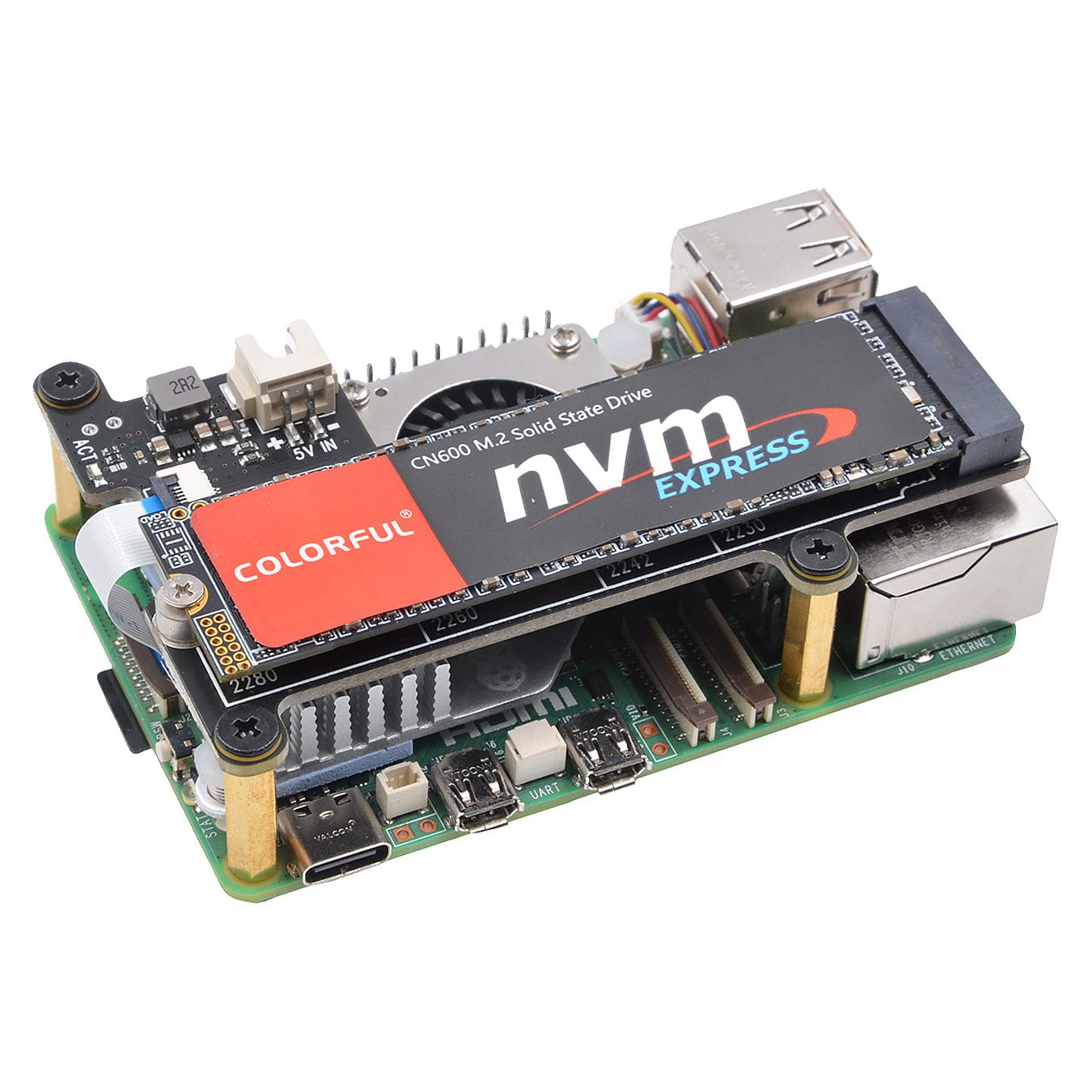 SupTronics X1001 NVMe Add-on for Raspberry Pi 5 by SupTronics - The Pi Hut