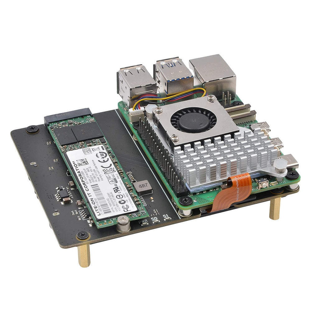 SupTronics X1006 SATA + NVMe Expansion for Raspberry Pi 5 by SupTronics - The Pi Hut