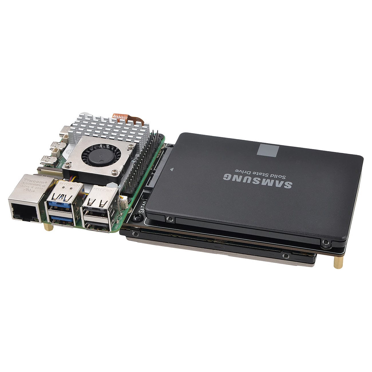 SupTronics X1007 Dual SATA Expansion for Raspberry Pi 5 by SupTronics - The Pi Hut