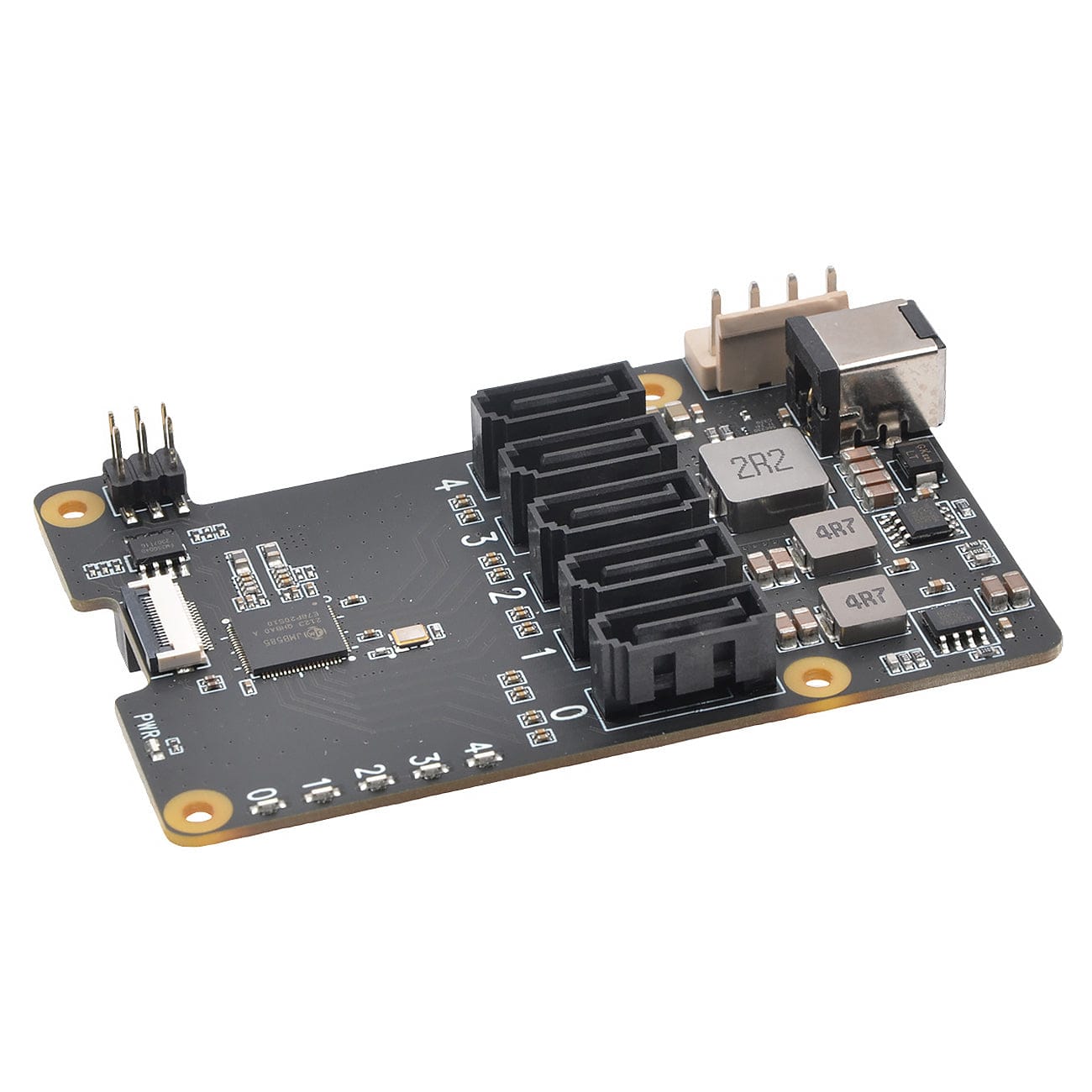 SupTronics X1009 5-Port SATA Add-on for Raspberry Pi 5 by SupTronics - The Pi Hut