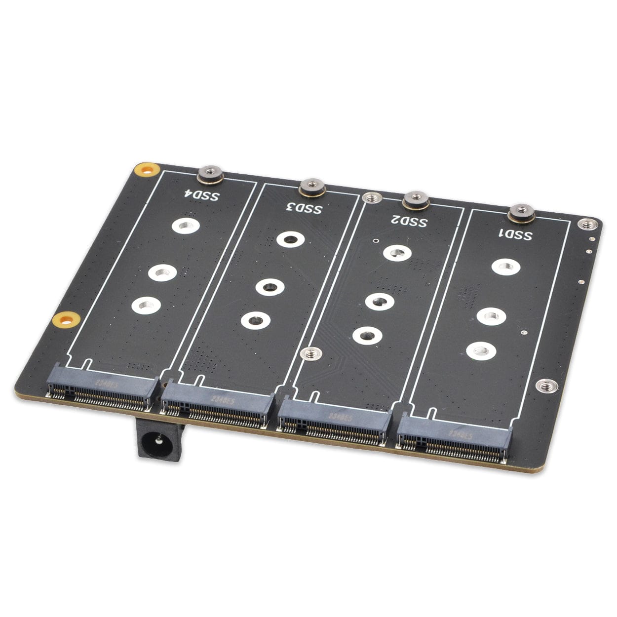 SupTronics X1011 Bottom-Mount Quad-NVMe Add-on for Raspberry Pi 5 by SupTronics - The Pi Hut