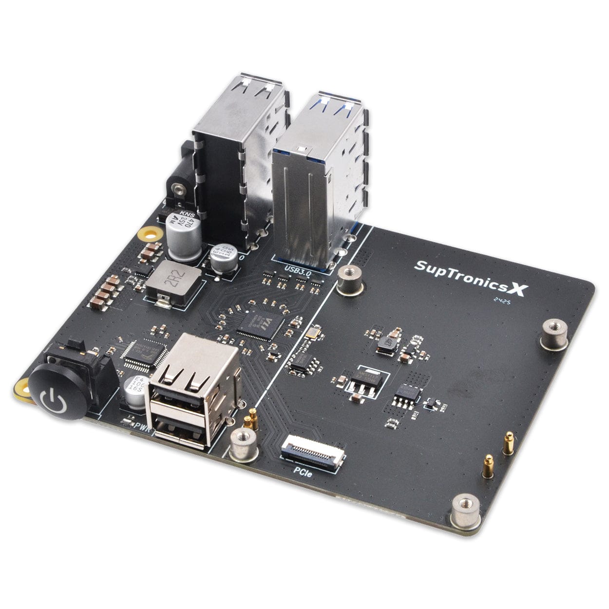 SupTronics X1013 10-Port USB Hub Add-on for Raspberry Pi 5 by SupTronics - The Pi Hut