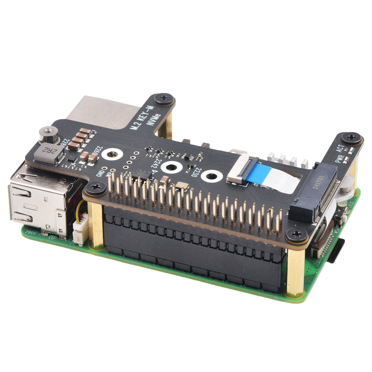 SupTronics X1015 NVMe Add-on for Raspberry Pi 5 by SupTronics - The Pi Hut