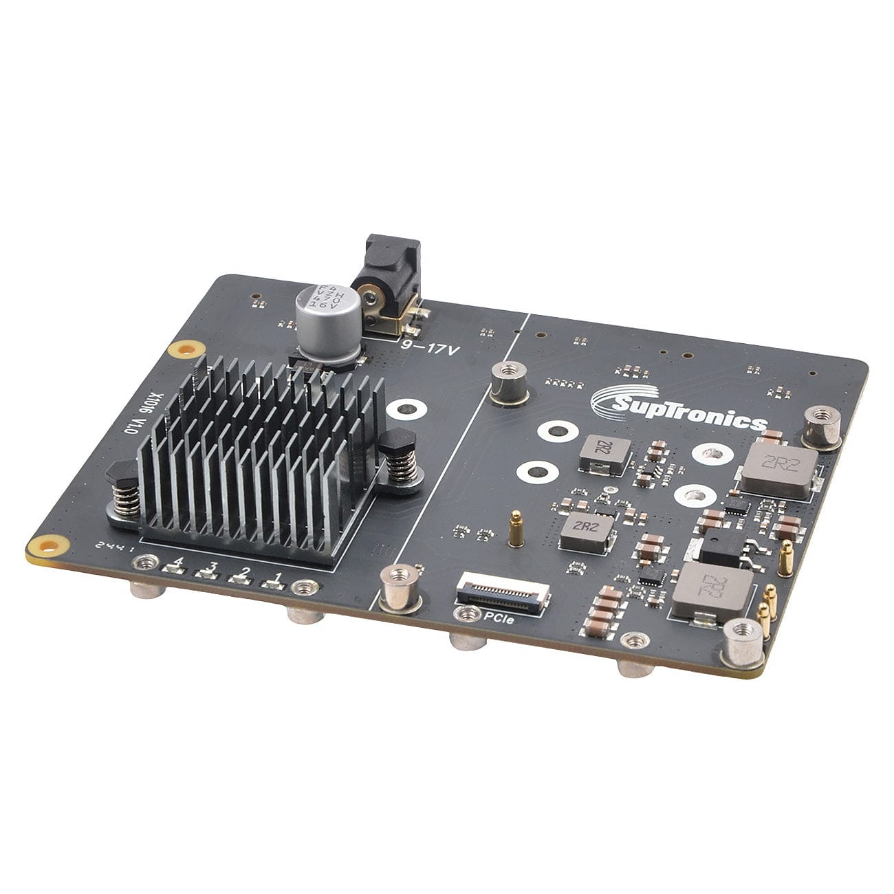 SupTronics X1016 Four-Slot NVMe Add-on for Raspberry Pi 5 by SupTronics - The Pi Hut