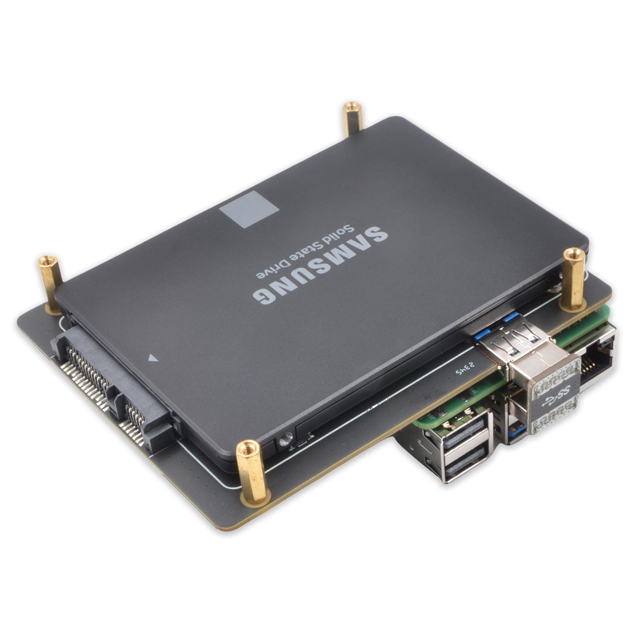 SupTronics X1100 USB to SATA 2.5" Add-on for Raspberry Pi 5 by SupTronics - The Pi Hut