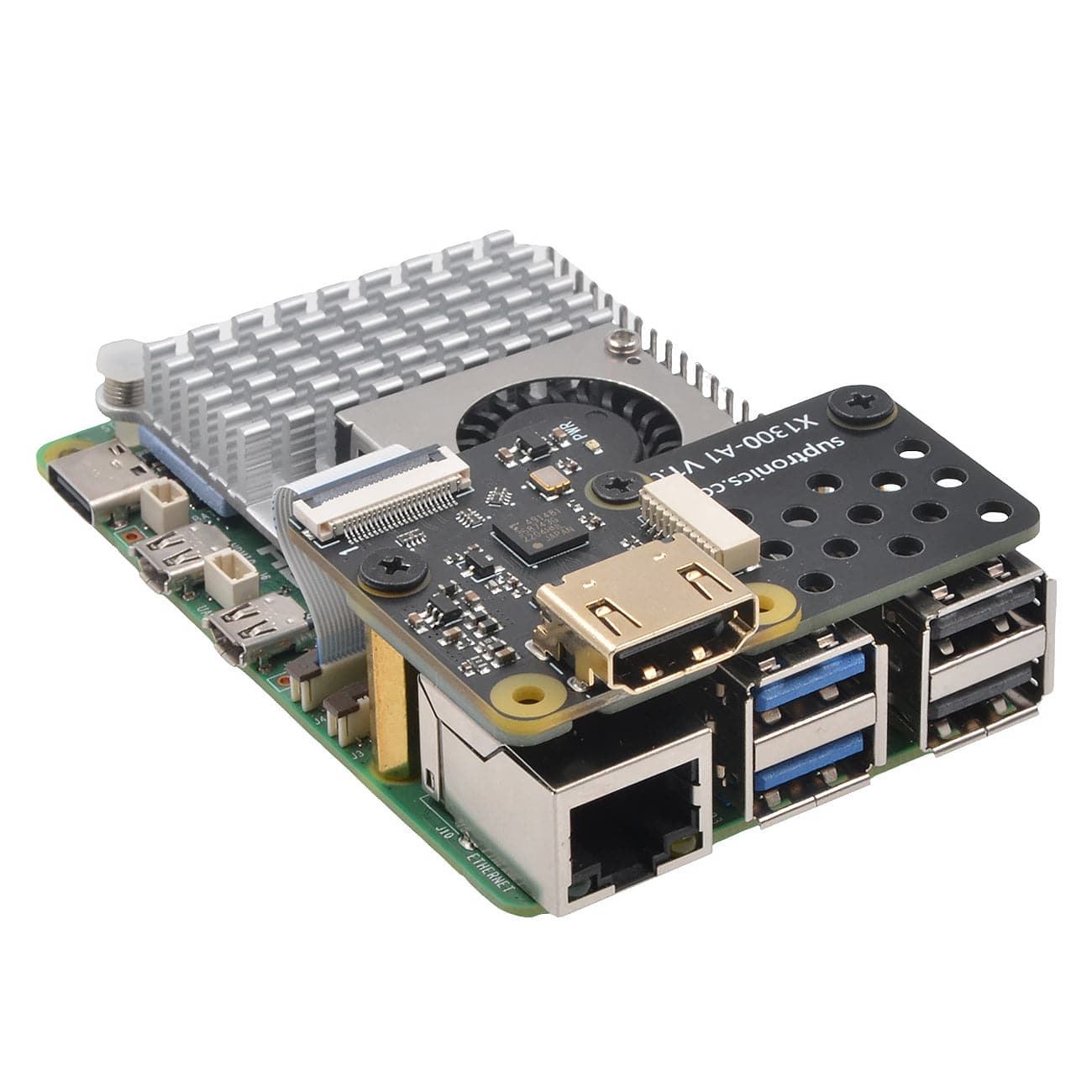 SupTronics X1300 HDMI to CSI-2 Bridge for Raspberry Pi 5 by SupTronics - The Pi Hut