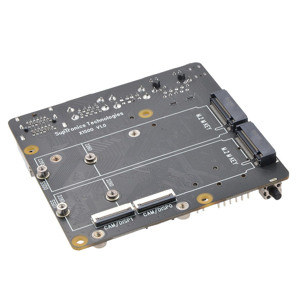 SupTronics X1500 Dual NVMe IO Board for CM5 by SupTronics - The Pi Hut