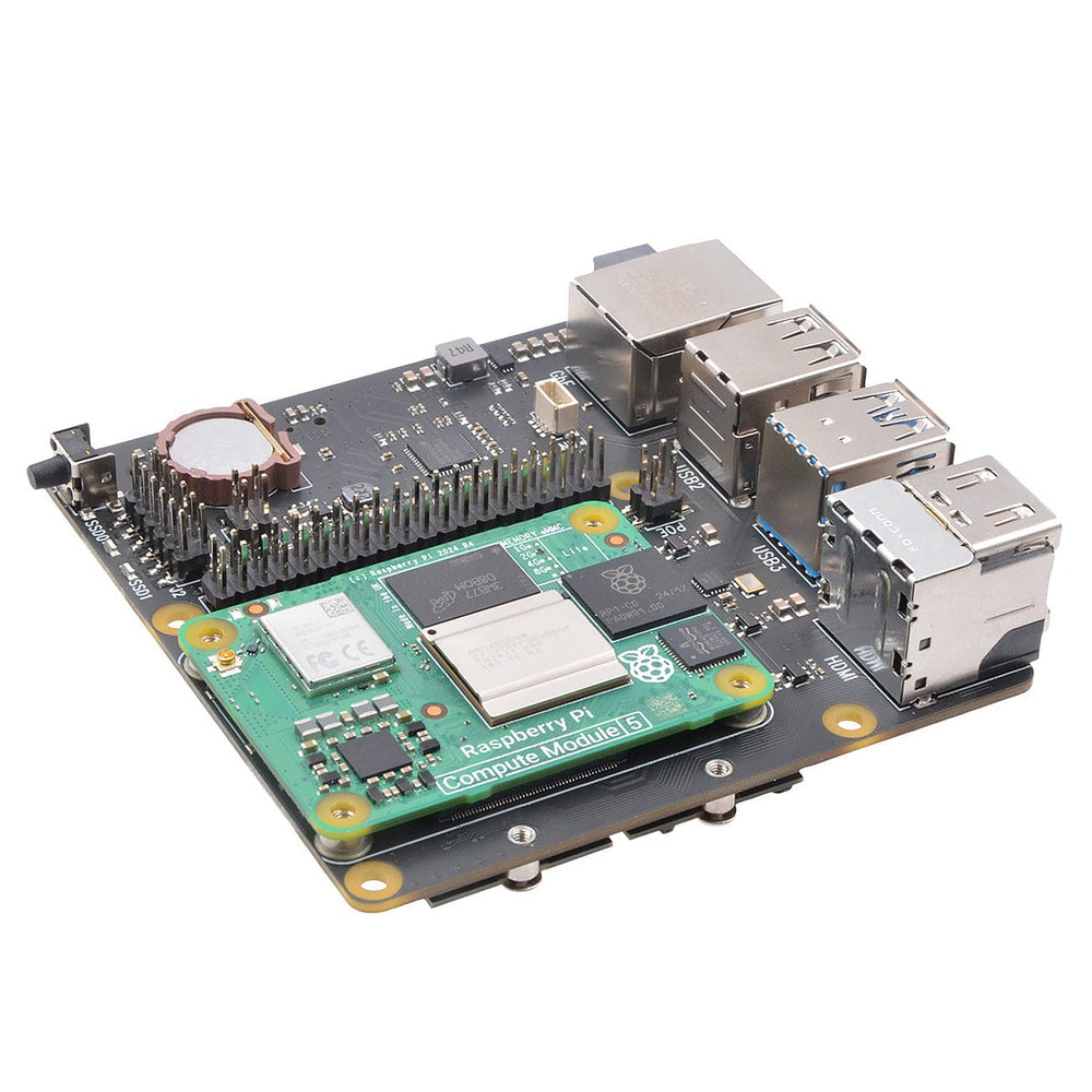 SupTronics X1500 Dual NVMe IO Board for CM5 by SupTronics - The Pi Hut
