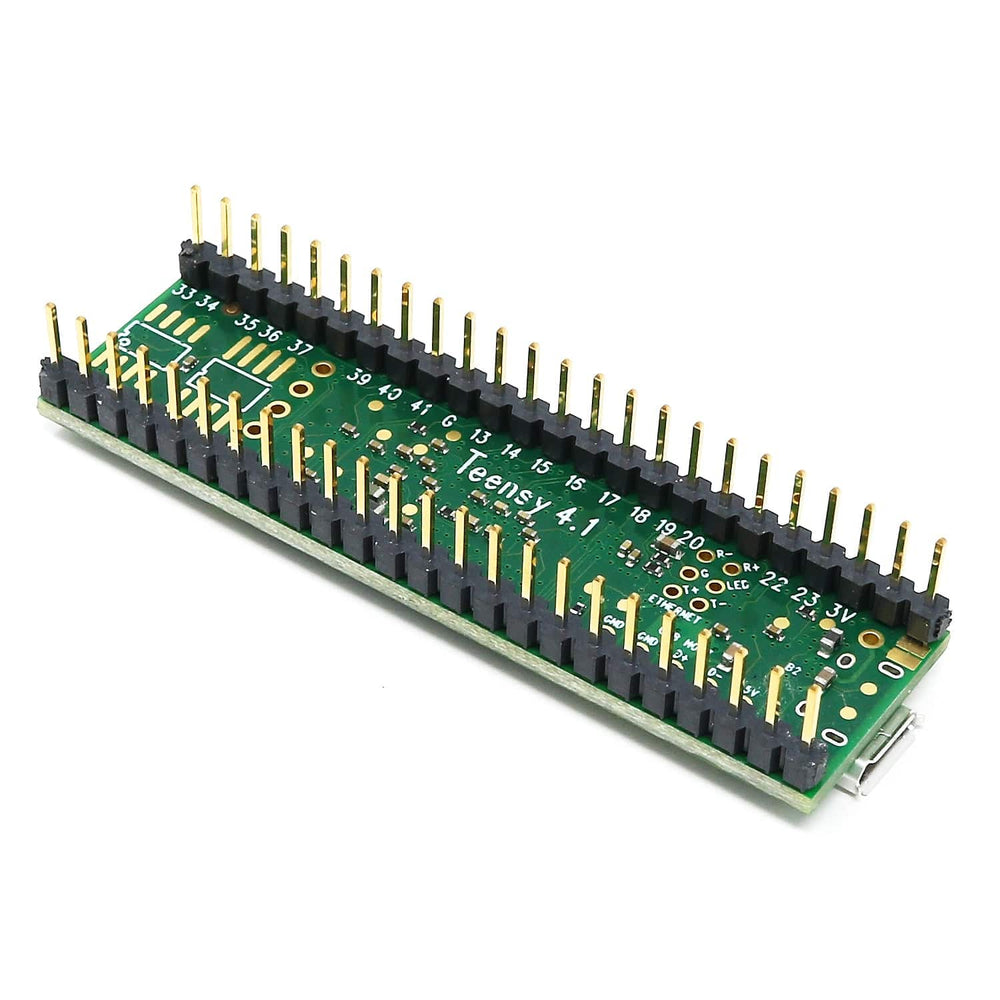 Teensy 4.1 with Ethernet (Headers) by PJRC - The Pi Hut
