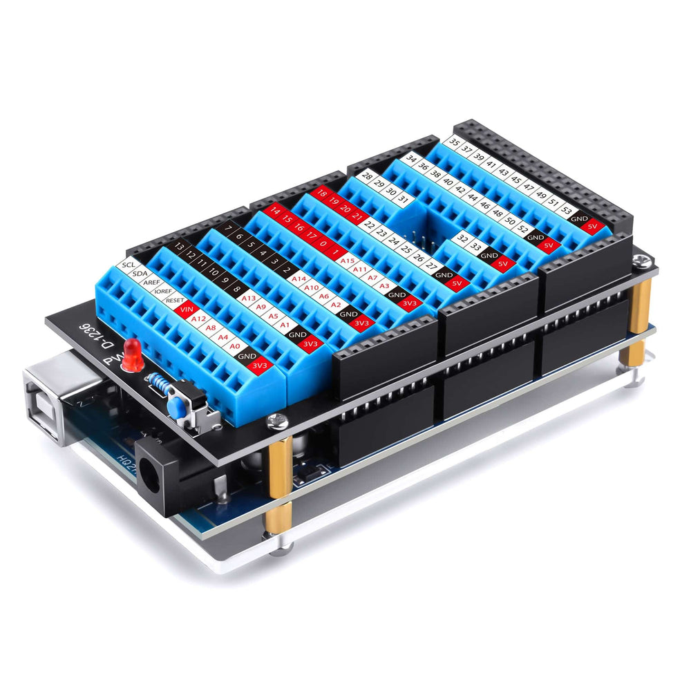 Terminal Shield for Arduino Mega by The Pi Hut - The Pi Hut