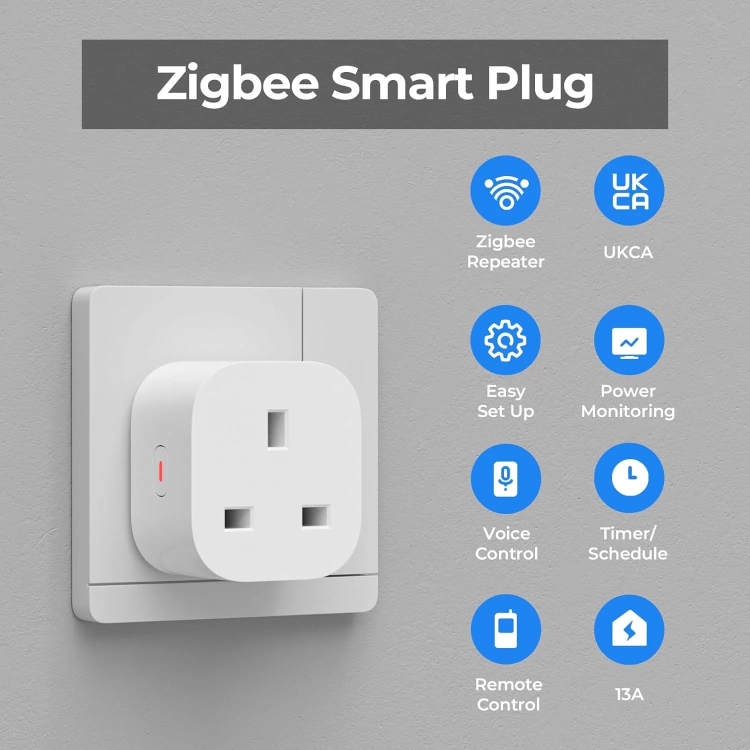 ThirdReality Zigbee Smart Plug UZ1 by ThirdReality - The Pi Hut