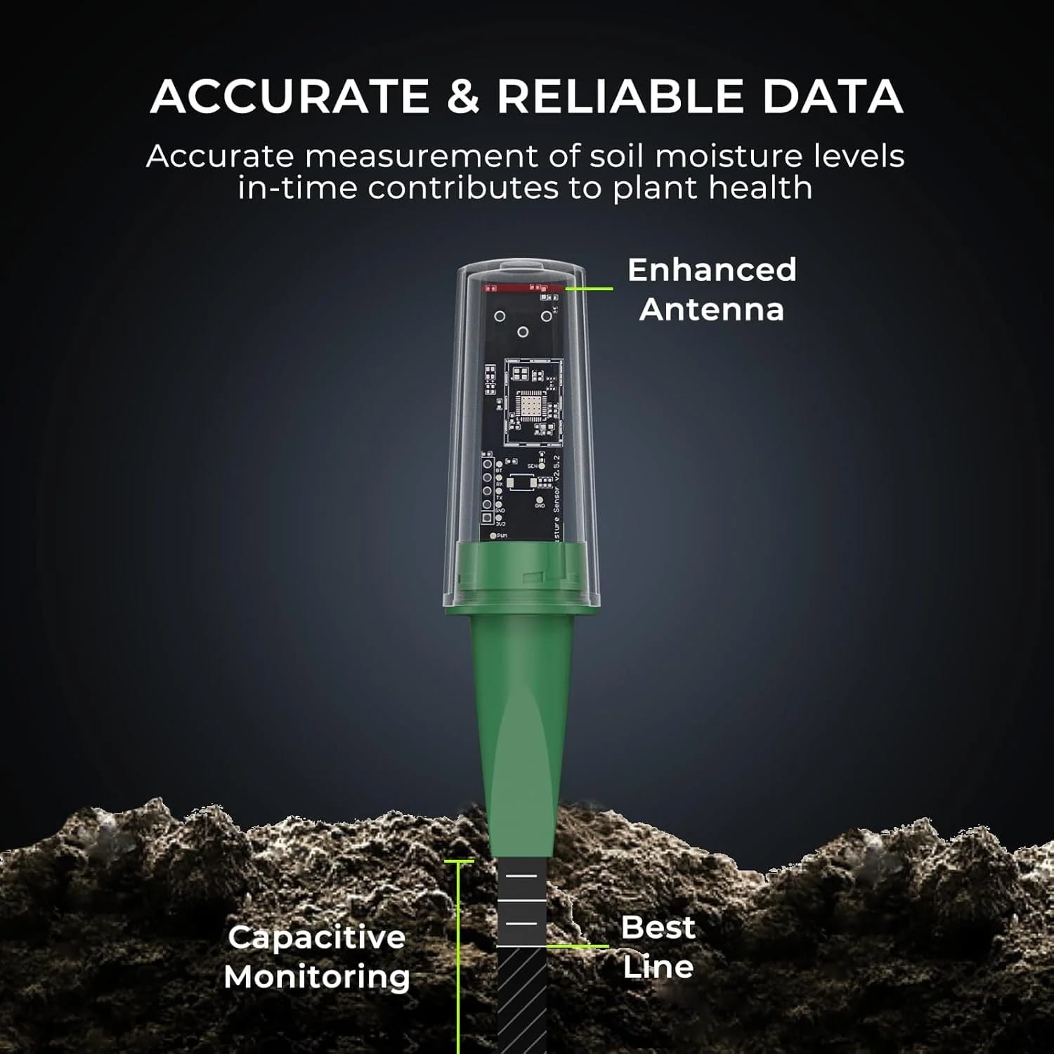 ThirdReality Zigbee Smart Soil Moisture Sensor Gen2 by ThirdReality - The Pi Hut