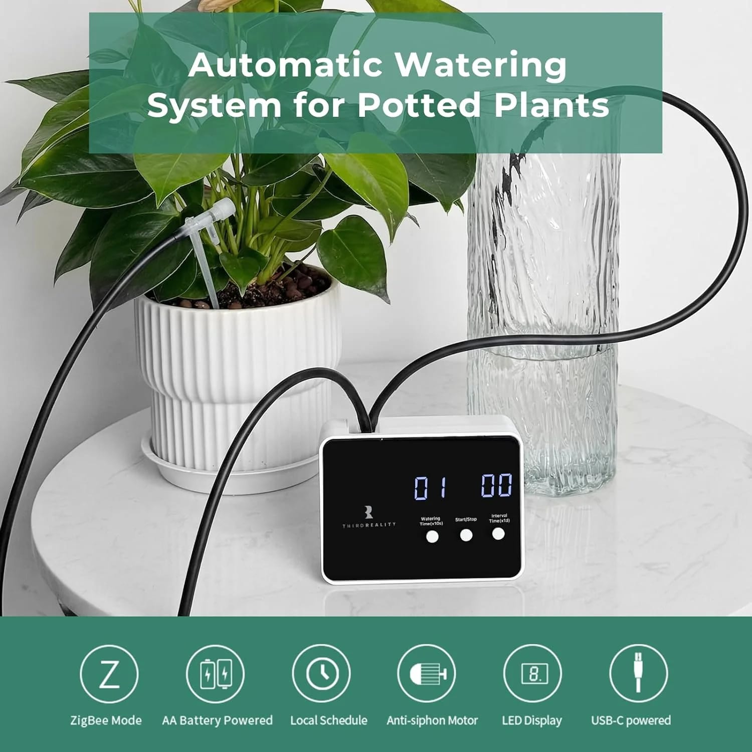 ThirdReality Zigbee Smart Watering Kit Pro by ThirdReality - The Pi Hut