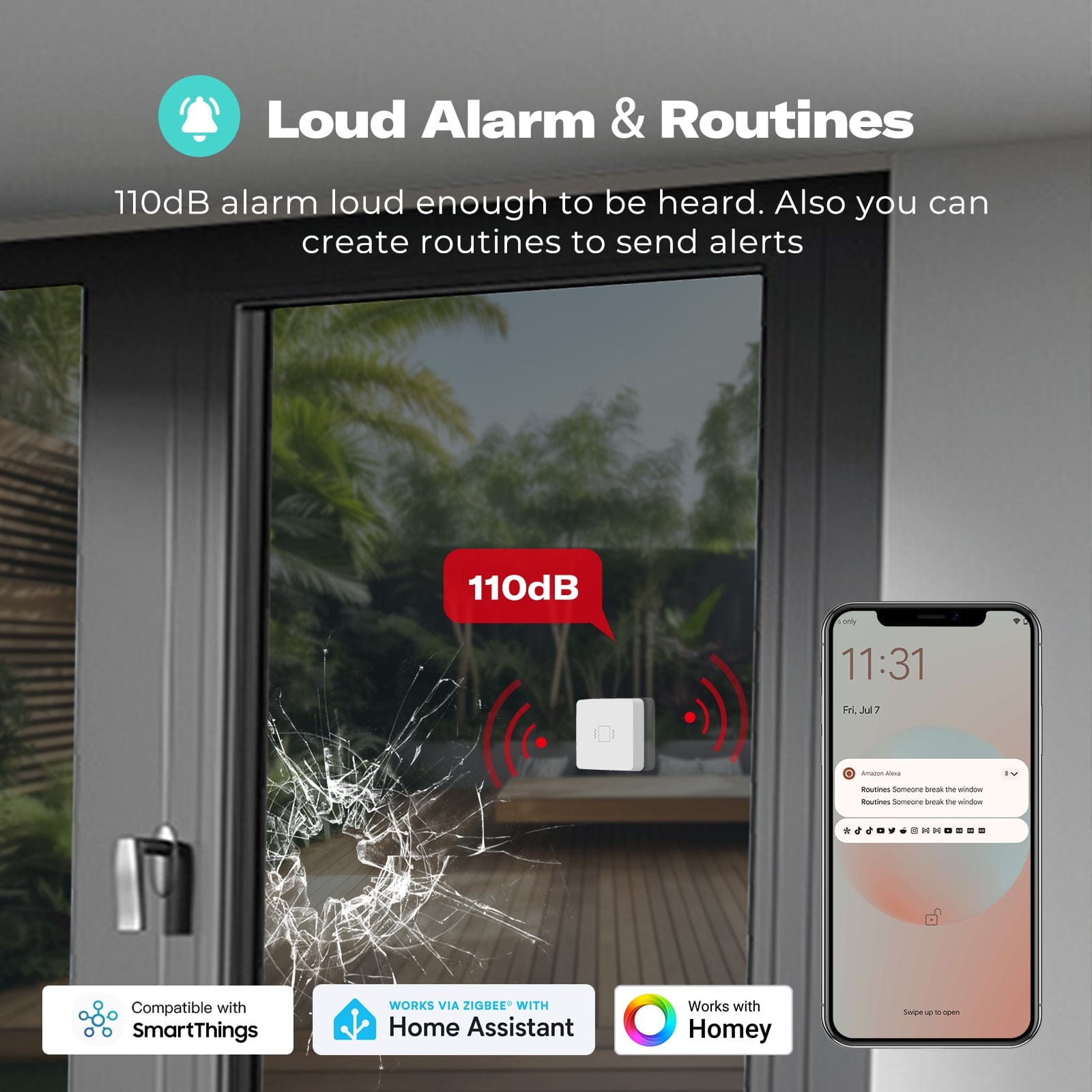 ThirdReality Zigbee Vibration Sensor by ThirdReality - The Pi Hut