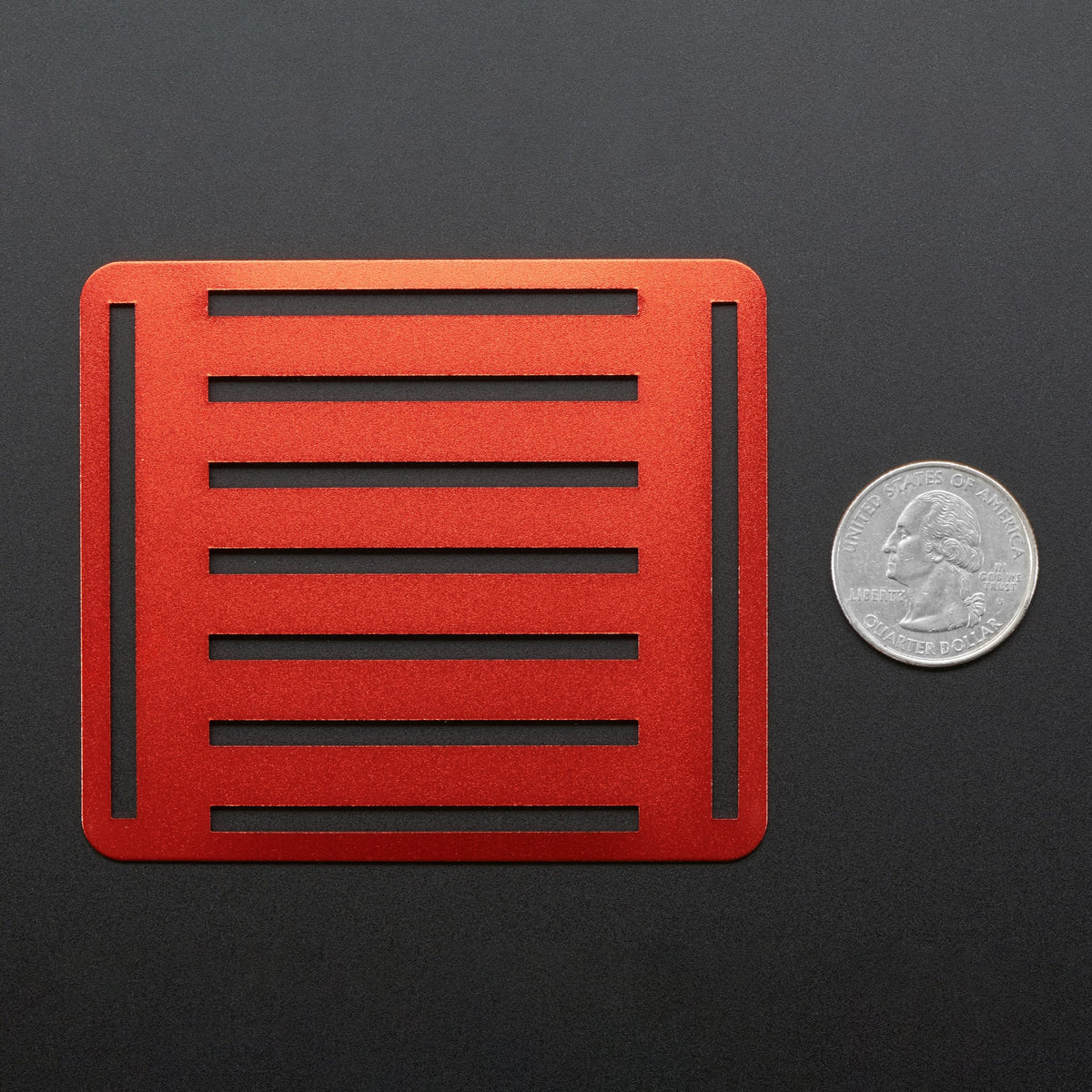 Top Metal Plate for a Mini Robot Rover Chassis by Adafruit - The Pi Hut
