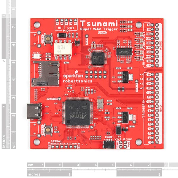 Tsunami Super WAV Trigger (Qwiic) - The Pi Hut
