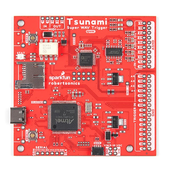 Tsunami Super WAV Trigger (Qwiic) - The Pi Hut
