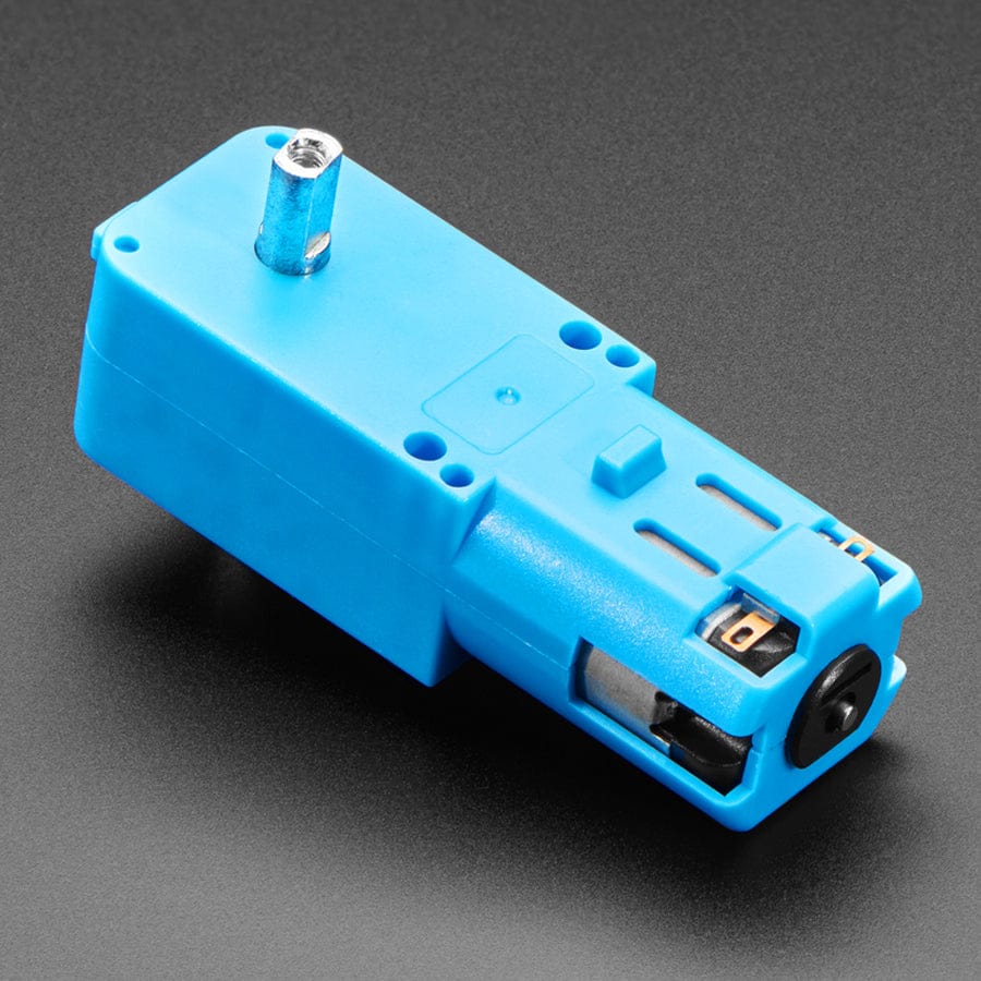 TT Motor Bi-Metal Gearbox Double Sided Axle and 1:90 Gear Ratio by The Pi Hut - The Pi Hut