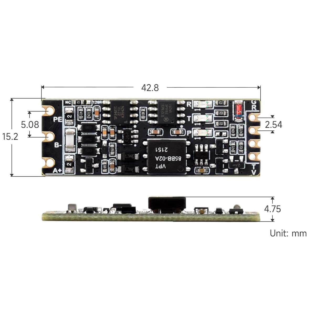 TTL to RS485 Galvanic Isolated Converter (C) by Waveshare - The Pi Hut