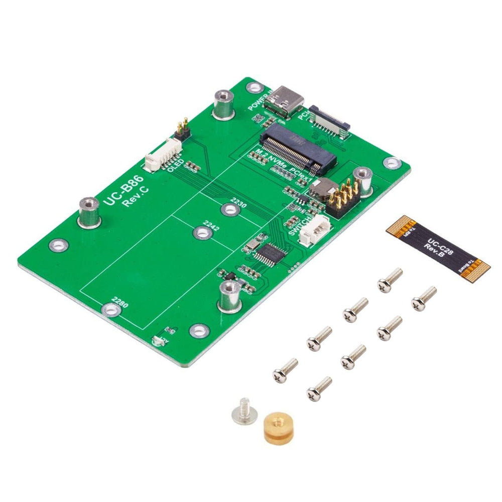 Uctronics M.2 to PCIe Adapter for Raspberry Pi by Uctronics - The Pi Hut