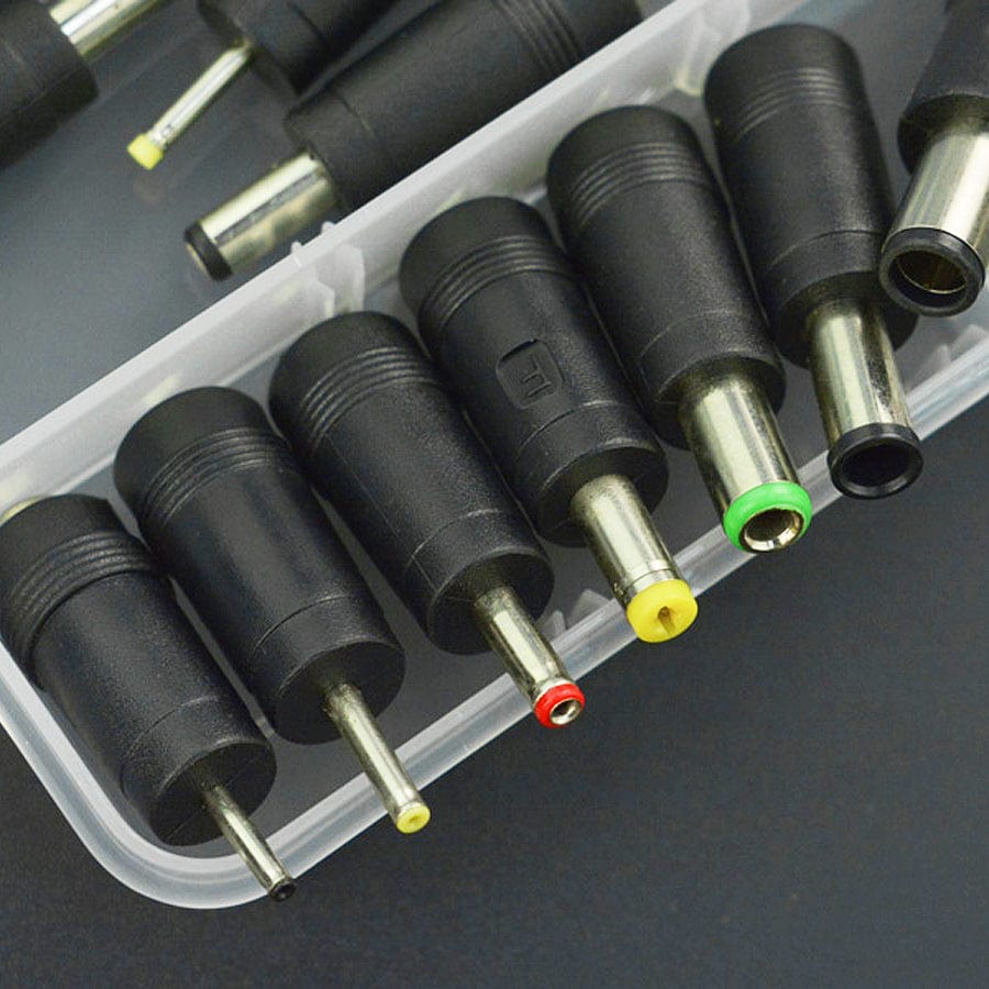 Universal 5.5 x 2.1mm DC Adapter Kit (28 Pieces) by DFRobot - The Pi Hut