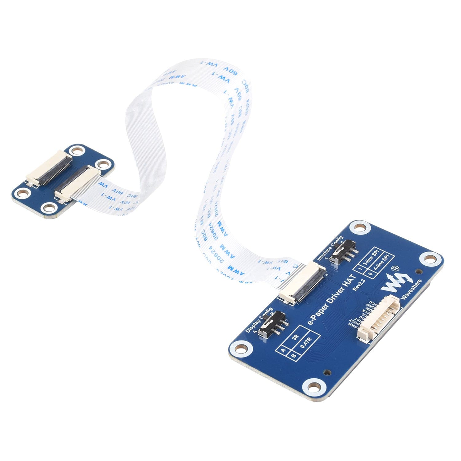 Universal e-Paper Raw Panel Driver HAT for Raspberry Pi by Waveshare - The Pi Hut