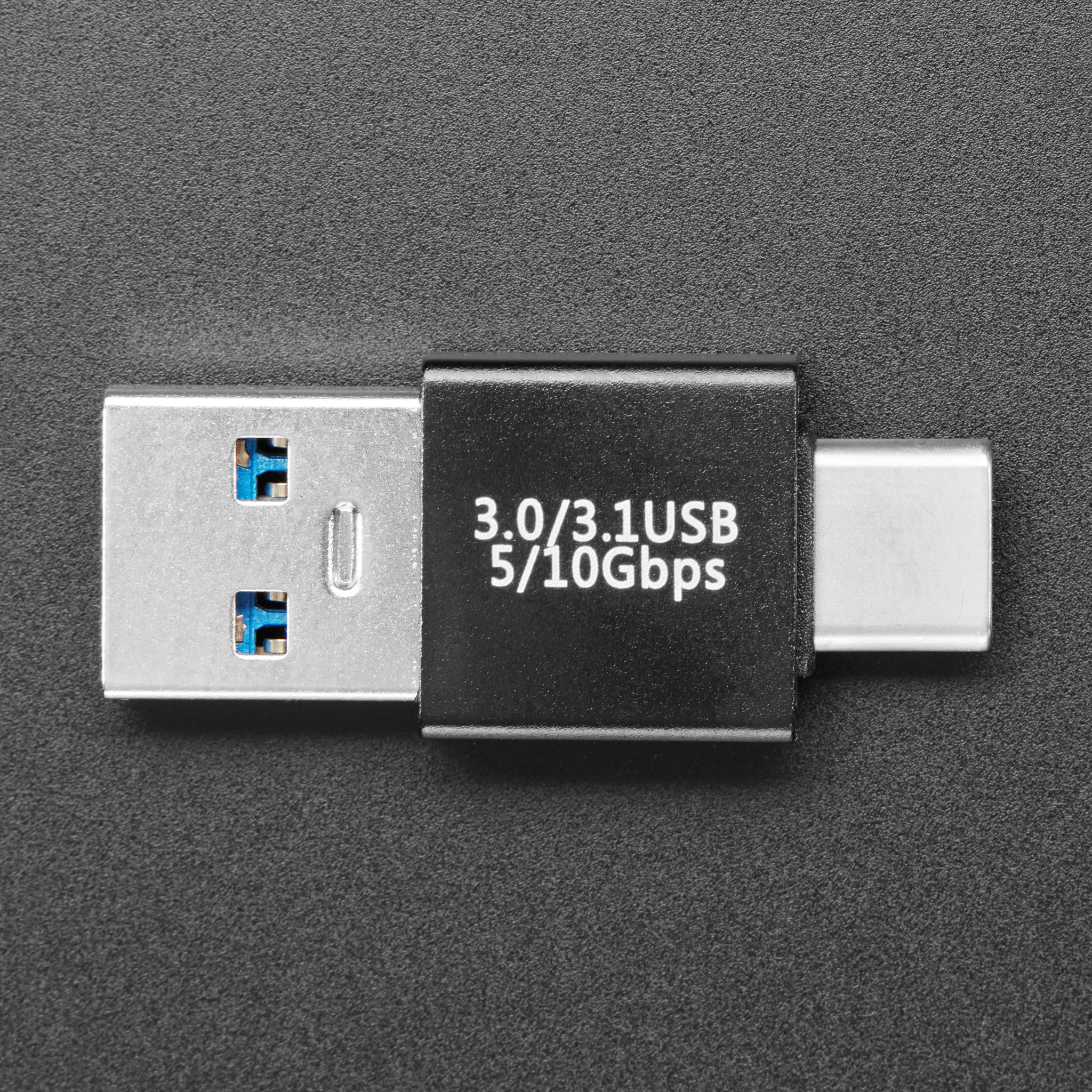USB-A Plug to USB-C Plug Adapter by Adafruit - The Pi Hut