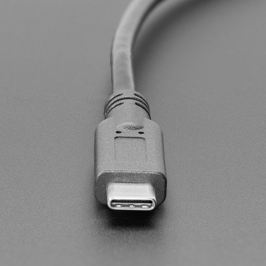 USB C Small Round Panel Mount Extension Cable by Adafruit - The Pi Hut