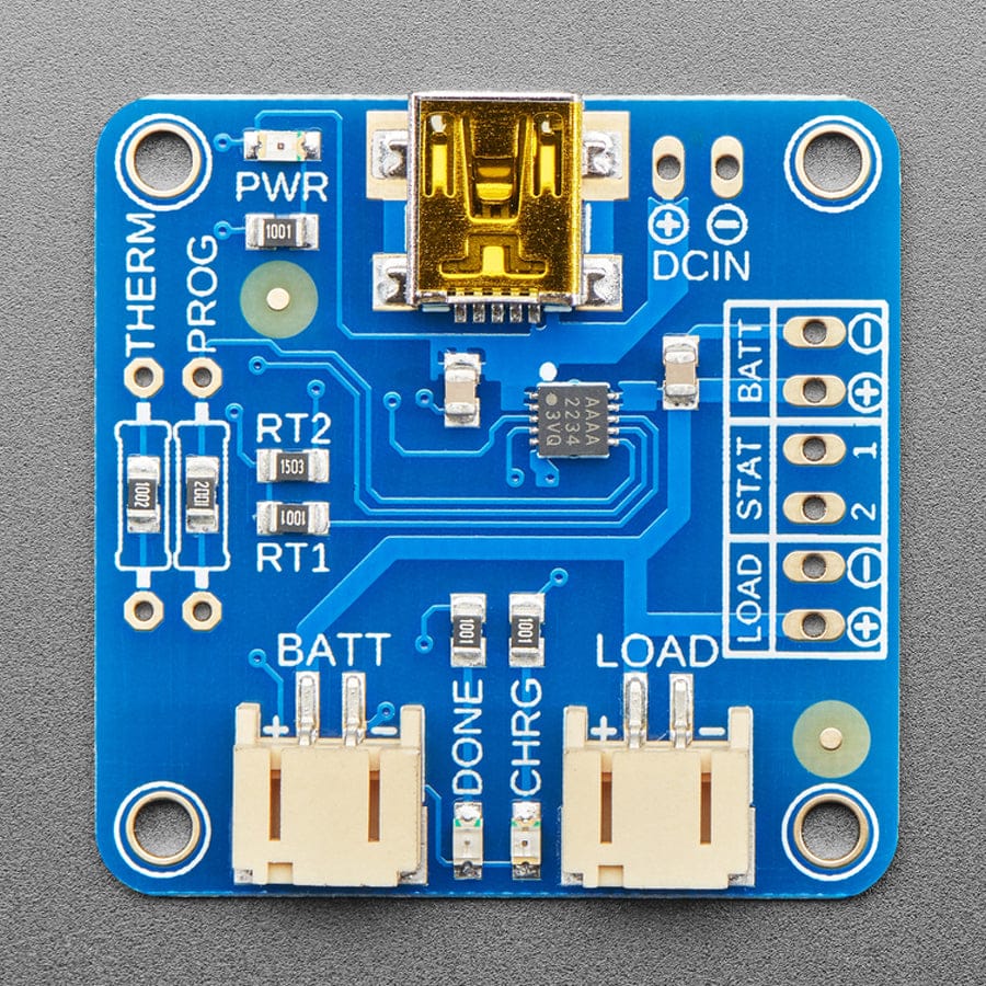USB LiIon/LiPoly charger (v1.2) by Adafruit - The Pi Hut