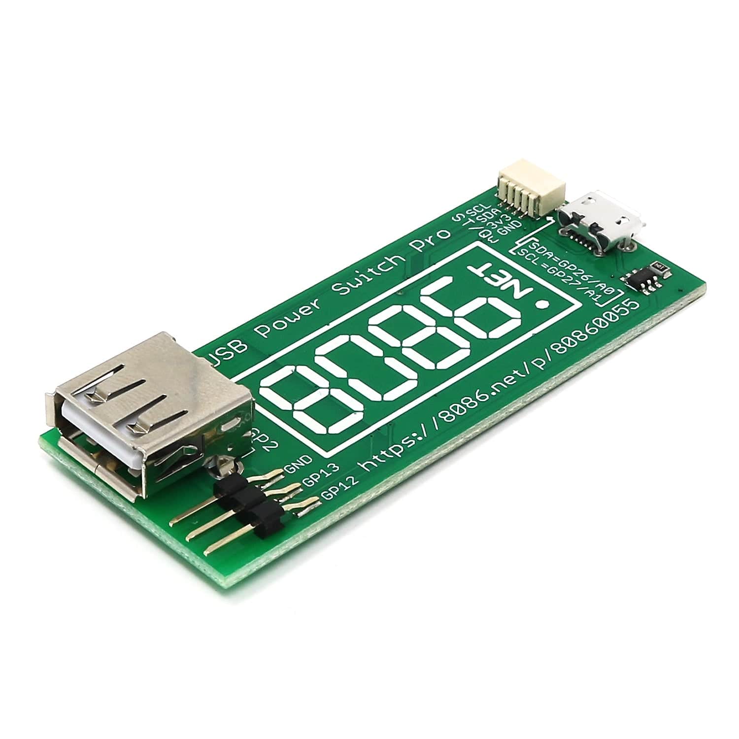 USB Power Switch Pro Kit for Pico by 8086 - The Pi Hut