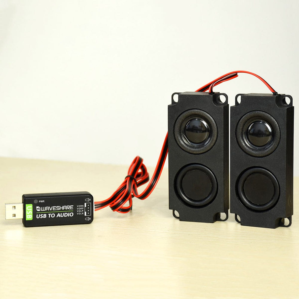 USB Sound card for Raspberry Pi (Driver-free) by Waveshare - The Pi Hut