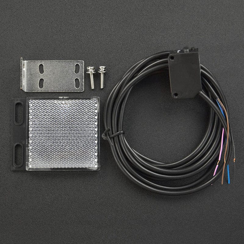 Waterproof Mirror Reflection Photoelectric Sensor Switch (10~100cm) by DFRobot - The Pi Hut