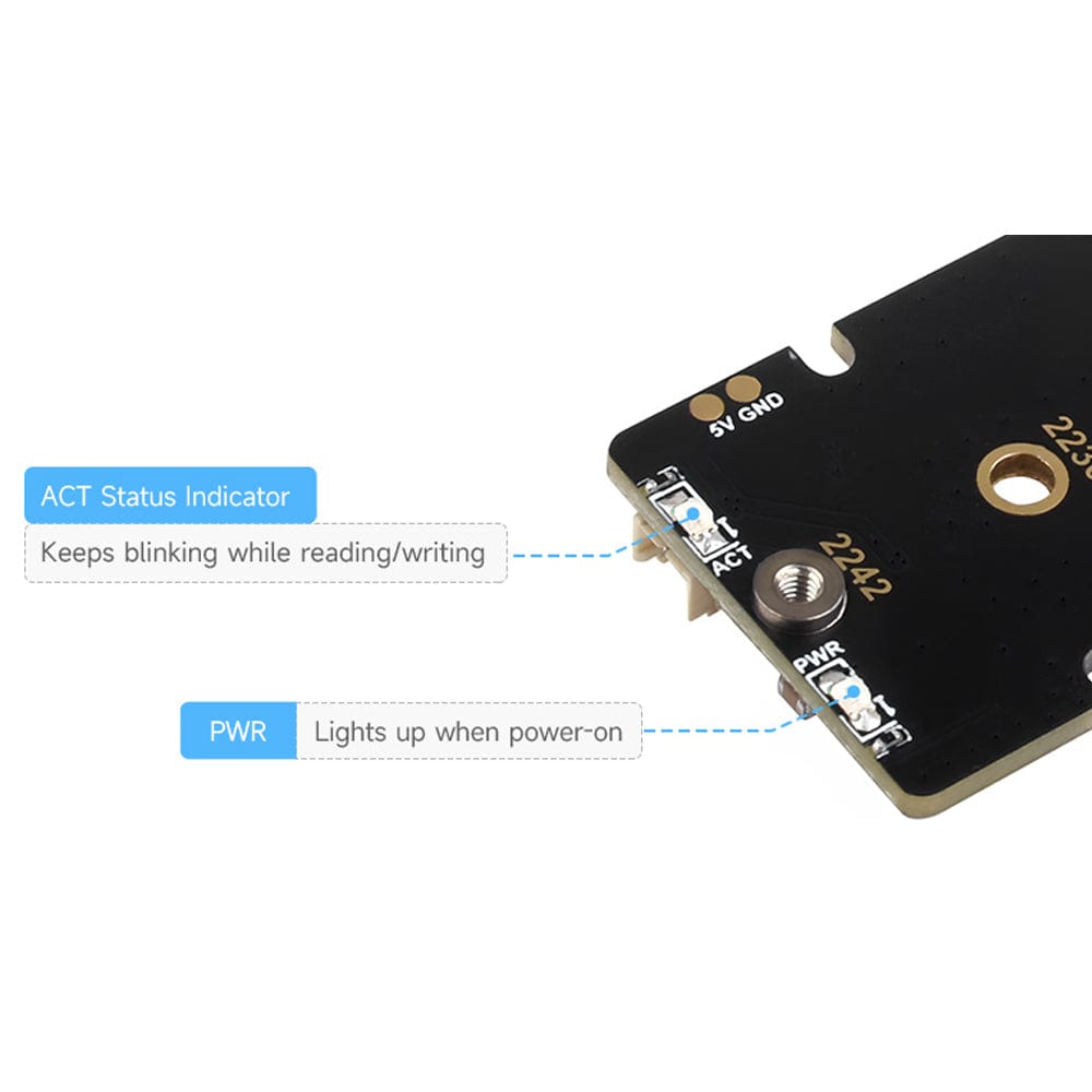 Waveshare M.2 Adapter with Active Cooler for Raspberry Pi 5 by Waveshare - The Pi Hut