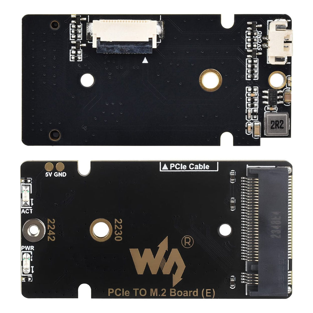 Waveshare M.2 Adapter with Active Cooler for Raspberry Pi 5 by Waveshare - The Pi Hut
